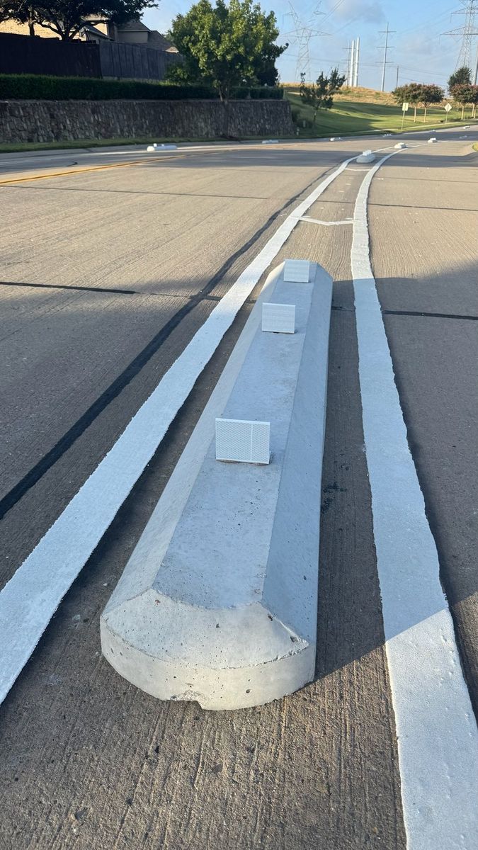 Route photo 30: North Concrete Barrier 20, No visible damage