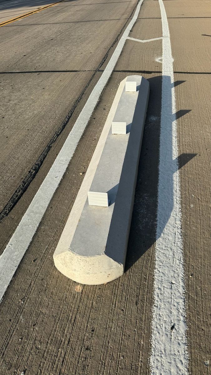 Route photo 54: North Concrete Barrier 32, No visible damage