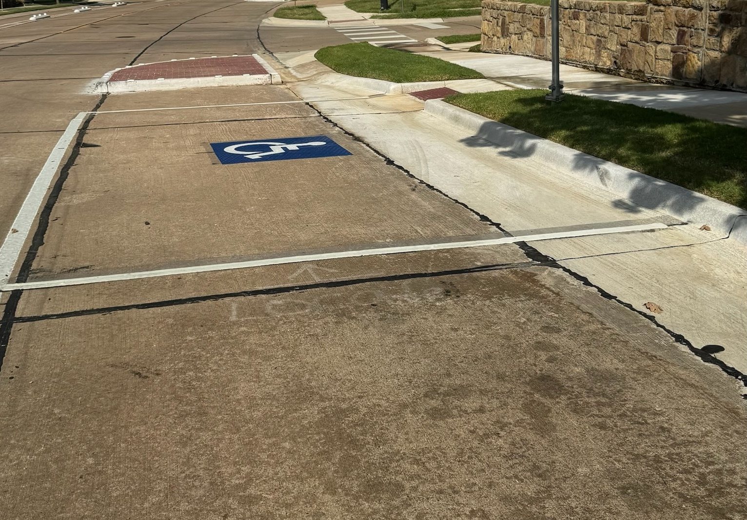 Route photo 148: North Accessible Parking 2, No visible damage